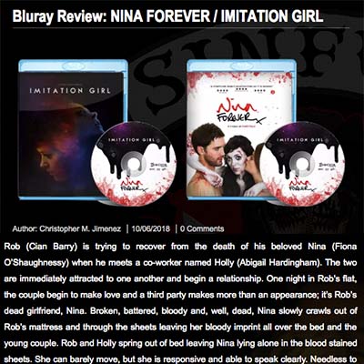 Bluray Review: NINA FOREVER / IMITATION GIRL
